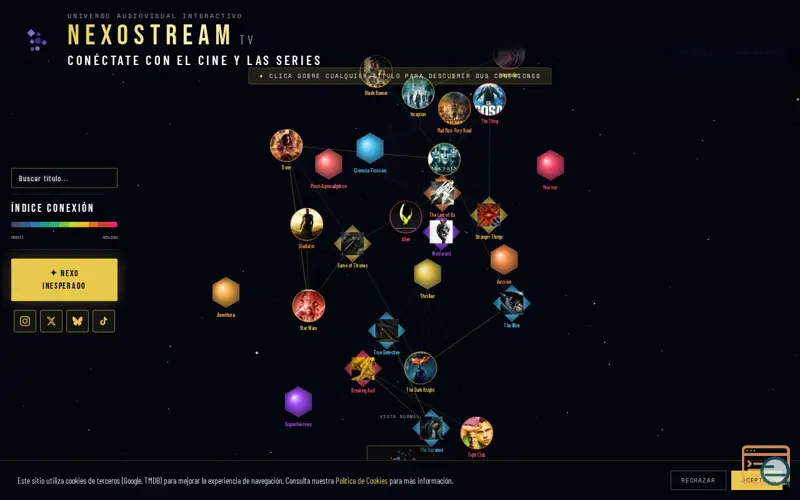 Screenshot of NexoStream.TV