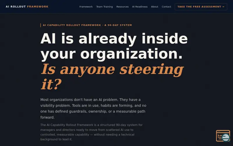 Screenshot of AI Rollout Framework