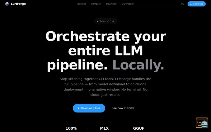Screenshot of LLMForge