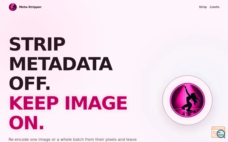 Screenshot of Metastripper