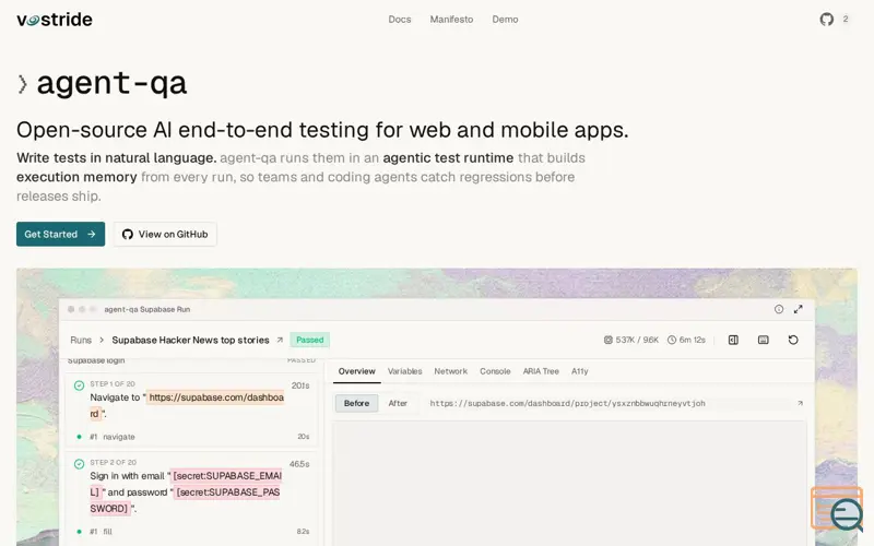 Screenshot of Vostride