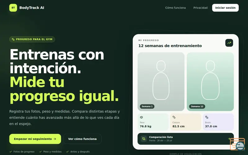 Screenshot of BodyTracker