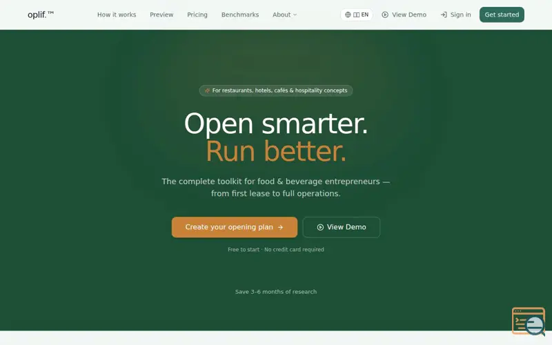 Screenshot of Oplif