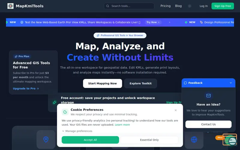 Screenshot of MapKmlTools