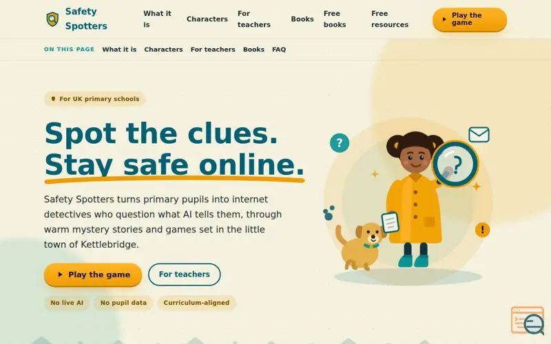Screenshot of Safety Spotters