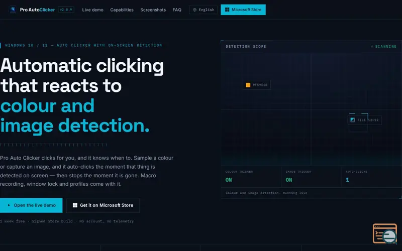 Screenshot of Pro Auto Clicker: Mouse & Keyboard Macro