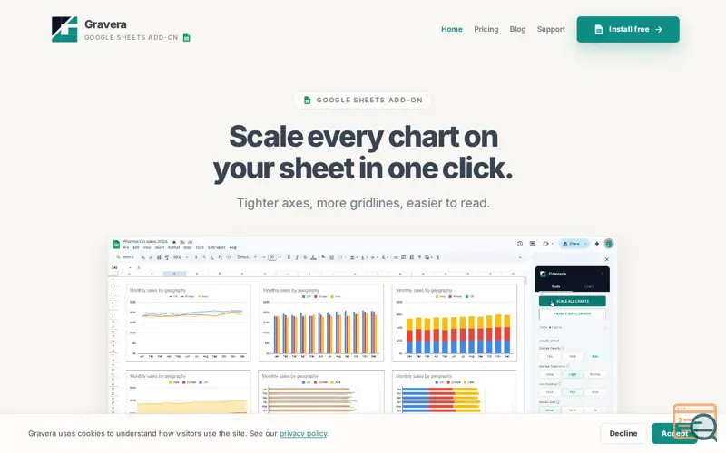 Screenshot of Gravera