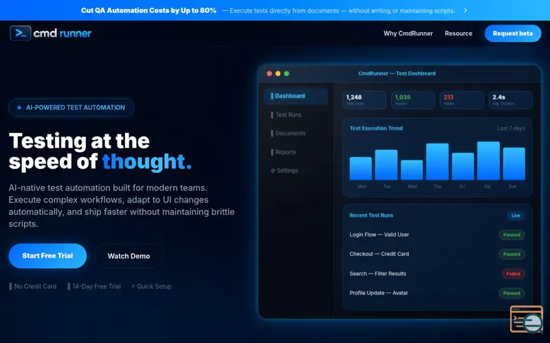 Screenshot of CmdRunner