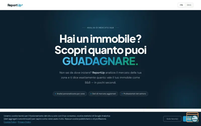 Screenshot of ReportUp