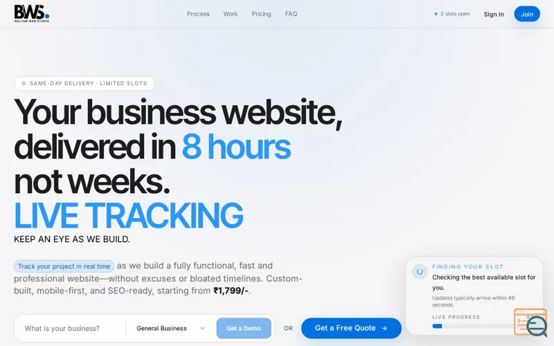 Screenshot of Bulyam Web Studio