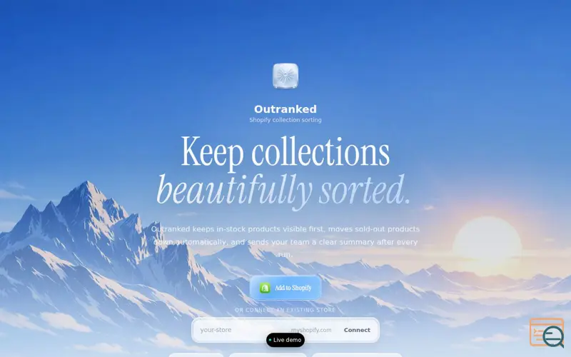 Screenshot of Outranked