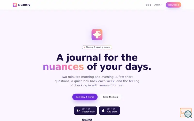 Screenshot of Nuansly