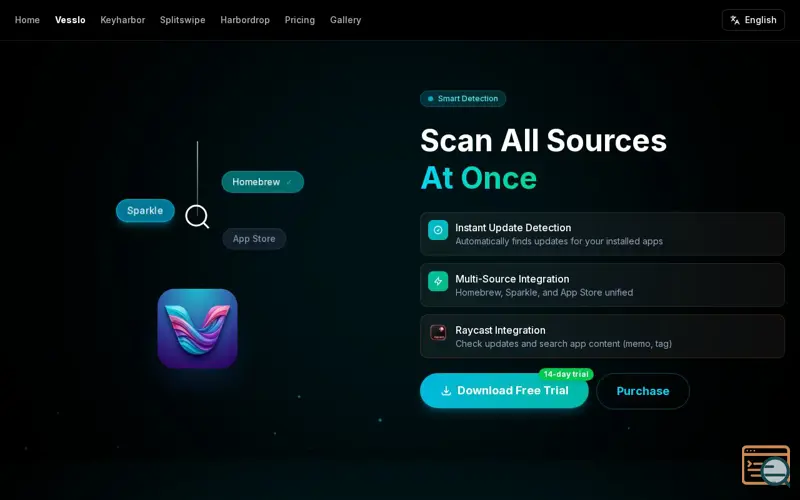 Screenshot of Vesslo