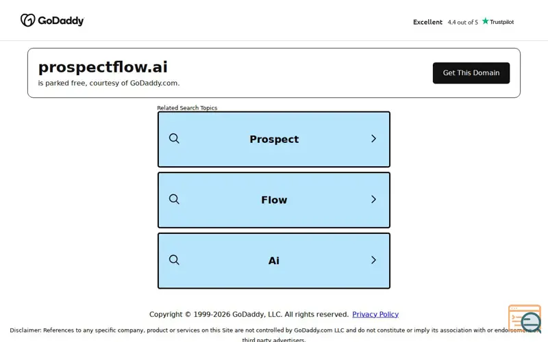 Screenshot of prospect flow