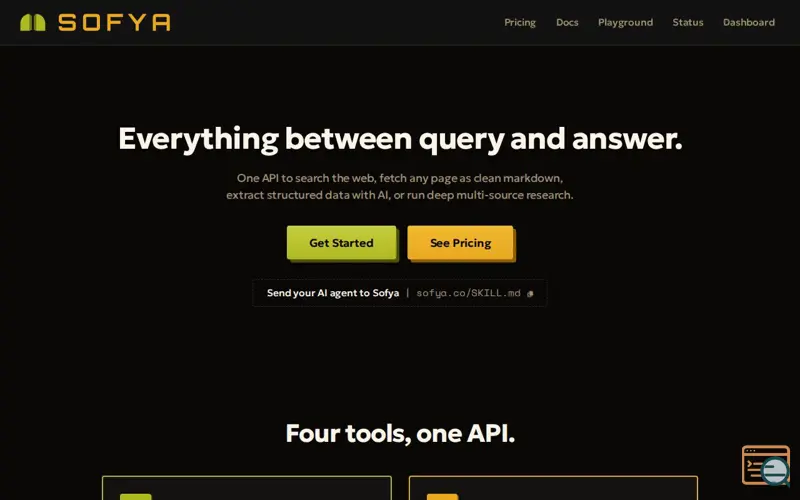 Screenshot of Sofya