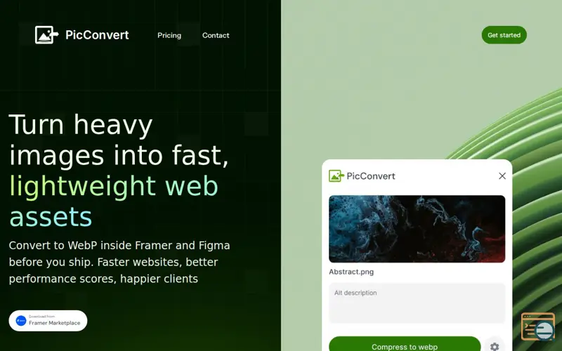 Screenshot of PicConvert