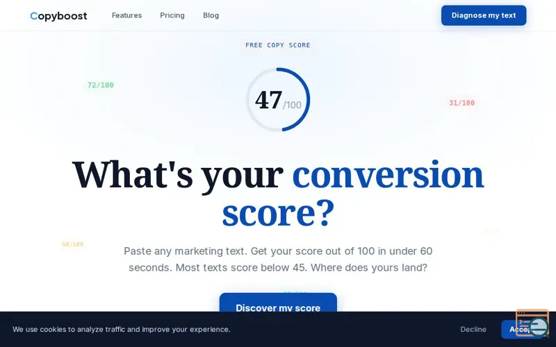 Screenshot of Copyboost