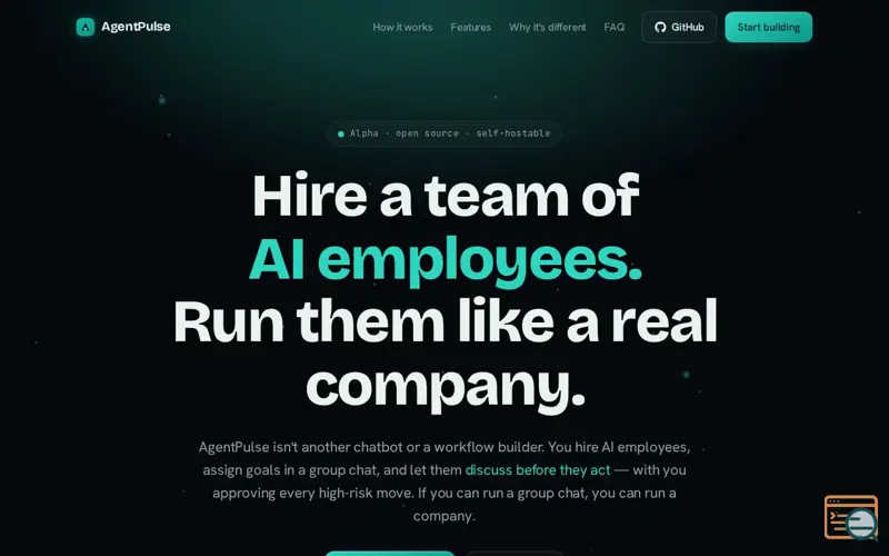 Screenshot of agentpulse
