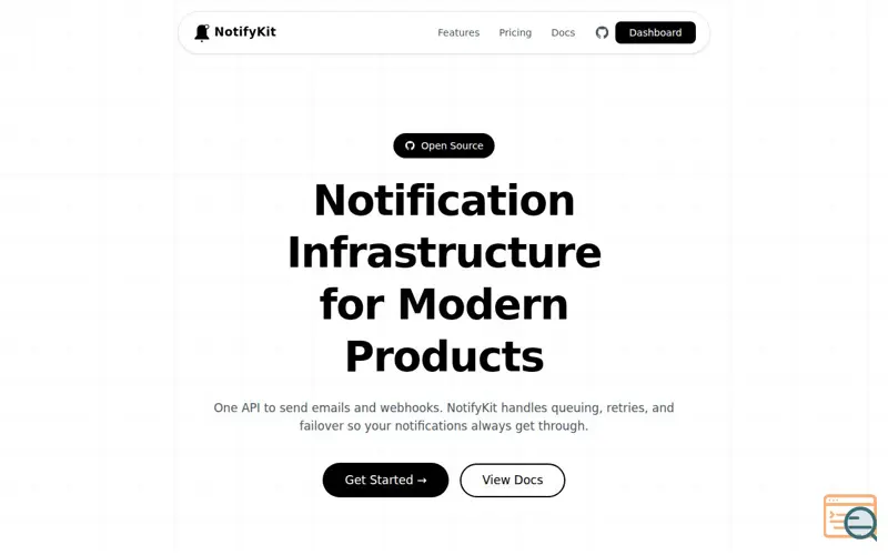 Screenshot of NotifyKit