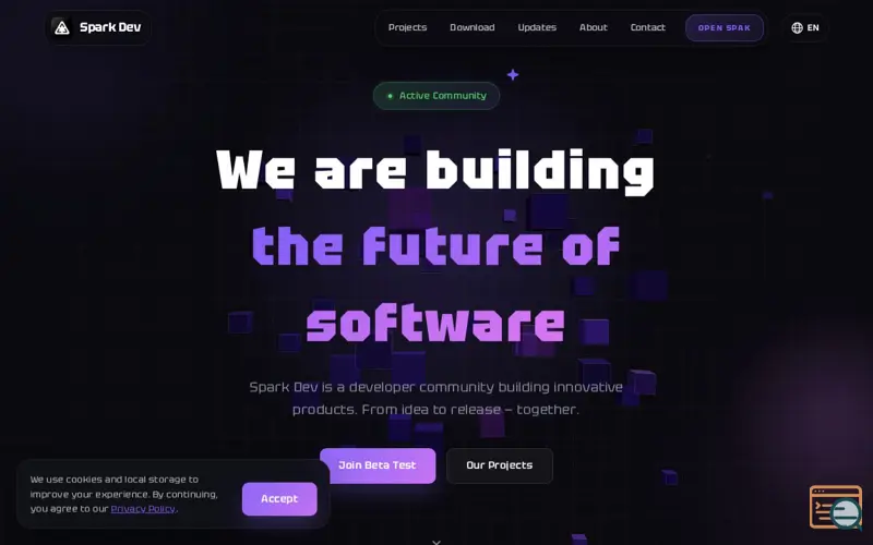 Screenshot of Spark Dev