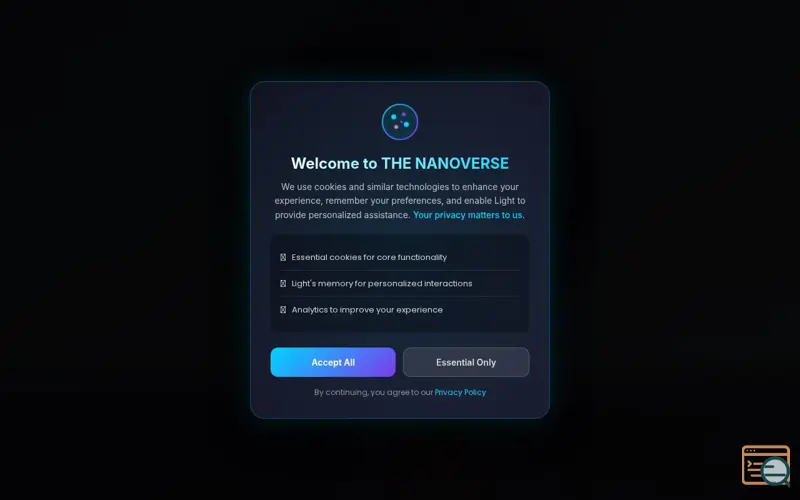 Screenshot of THE NANOVERSE