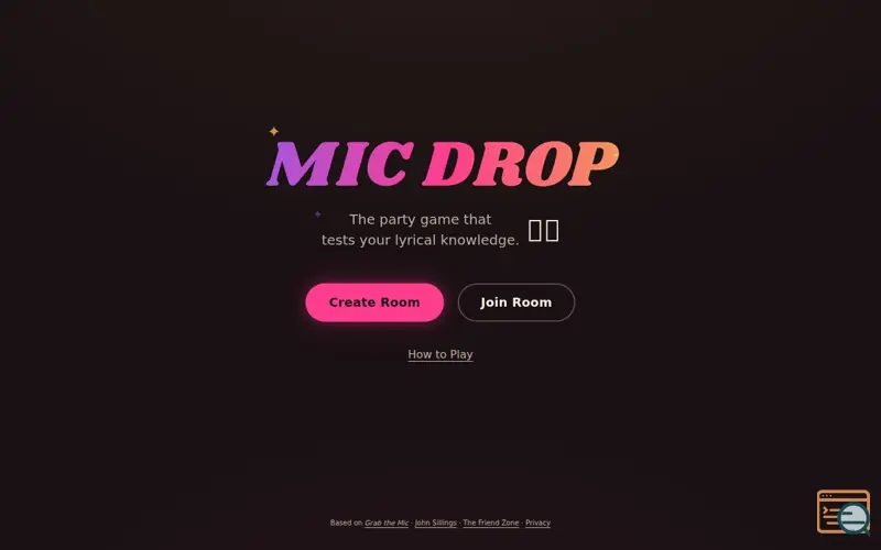 Screenshot of Micdrop