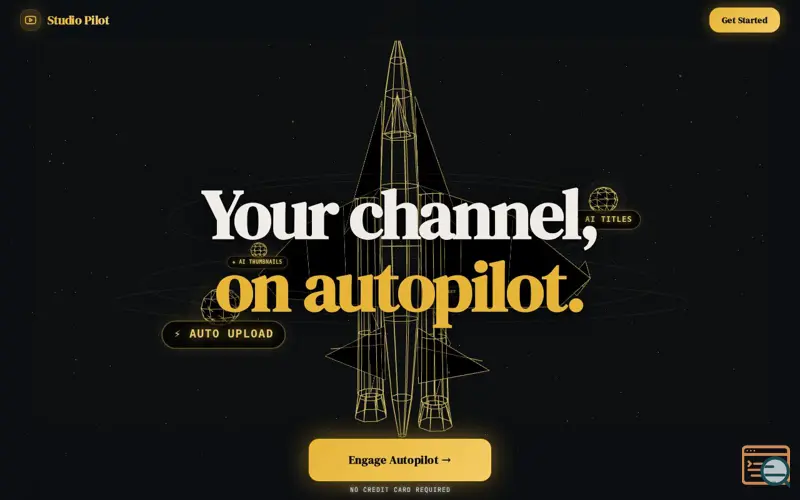 Screenshot of Studio Pilot, a launch using Prerender.io