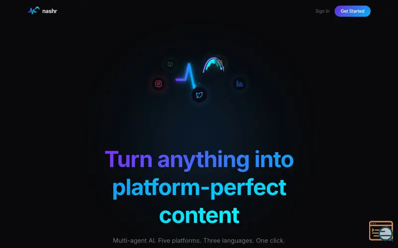 Screenshot of Perfect Content | Nashr