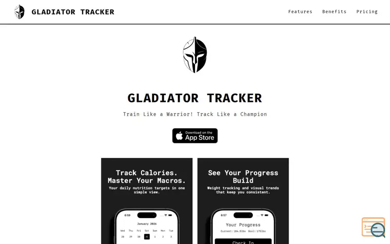 Screenshot of Gladiator Tracker