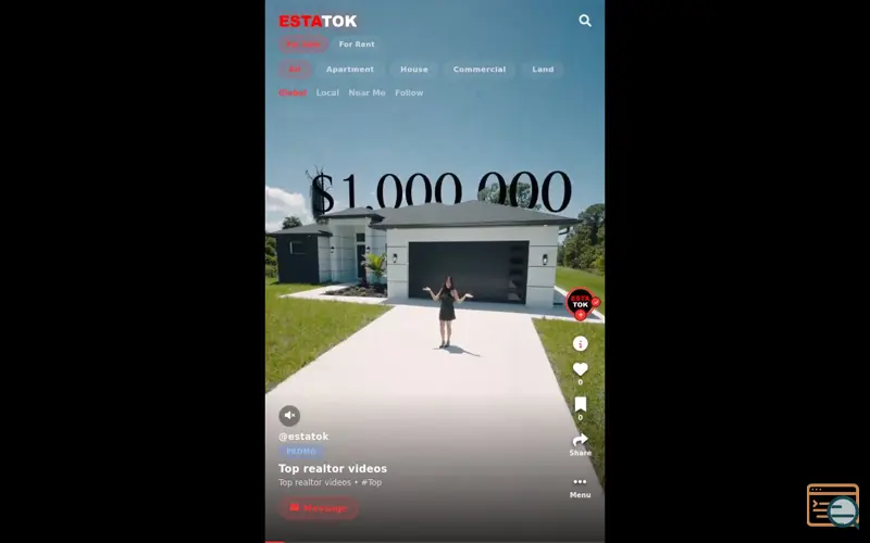 Screenshot of ESTATOK