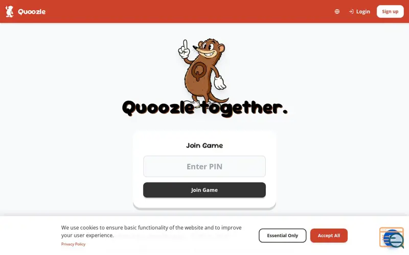 Screenshot of Quoozle