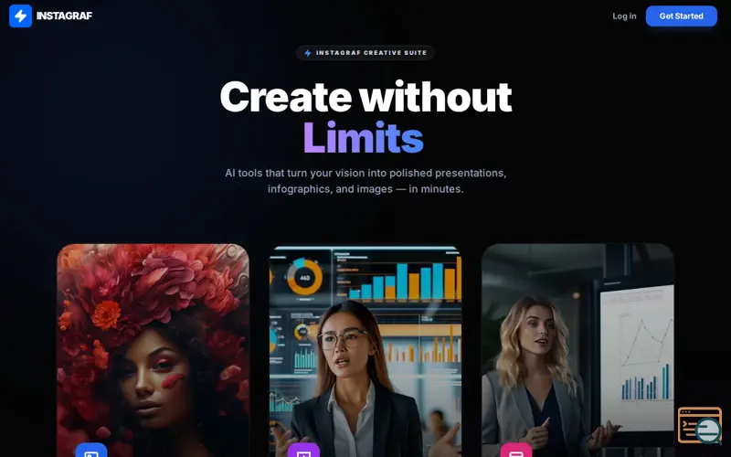 Screenshot of Instagraf