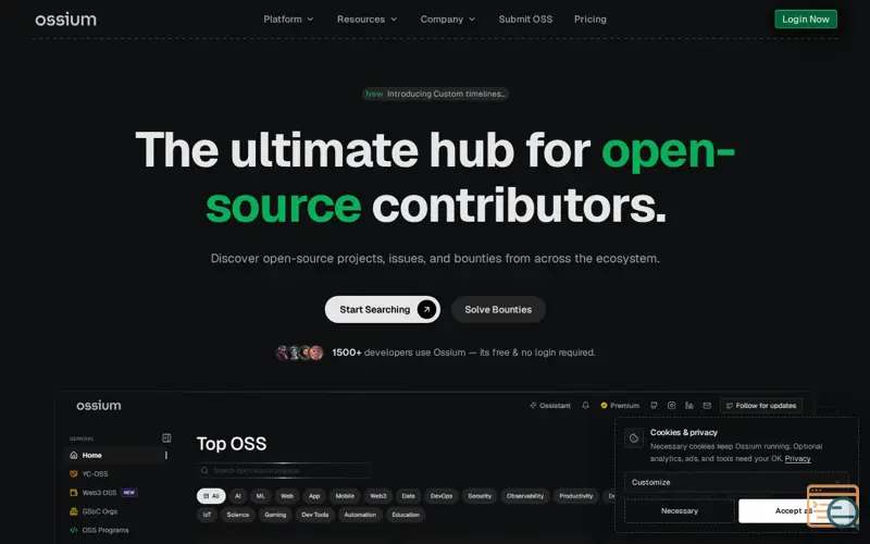 Screenshot of ossium