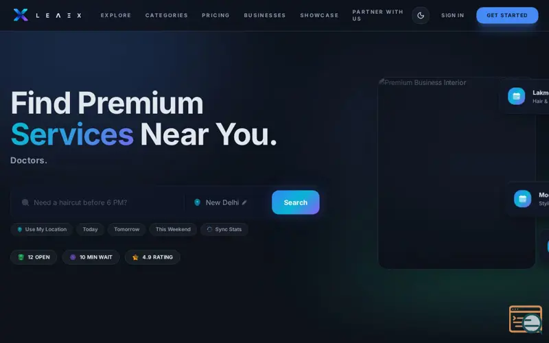 Screenshot of Leaex