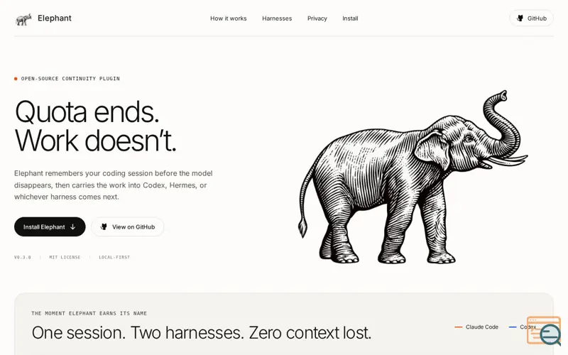 Screenshot of Elephant