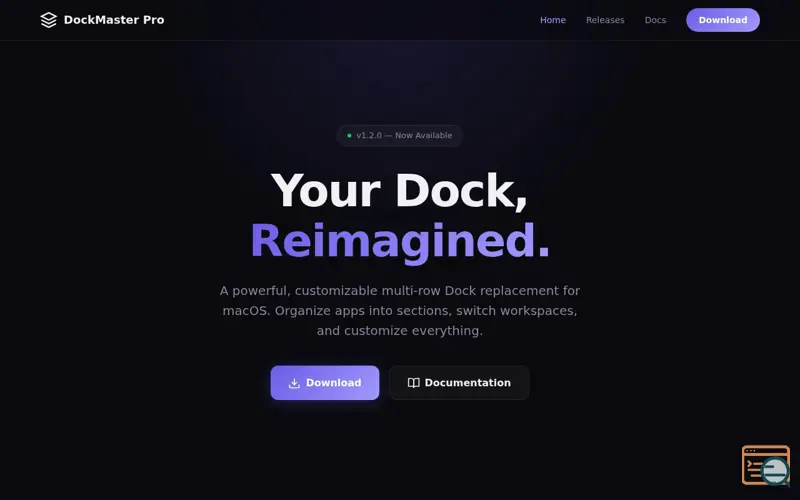 Screenshot of DockMaster Pro
