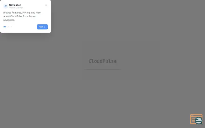 Screenshot of CloudPulse