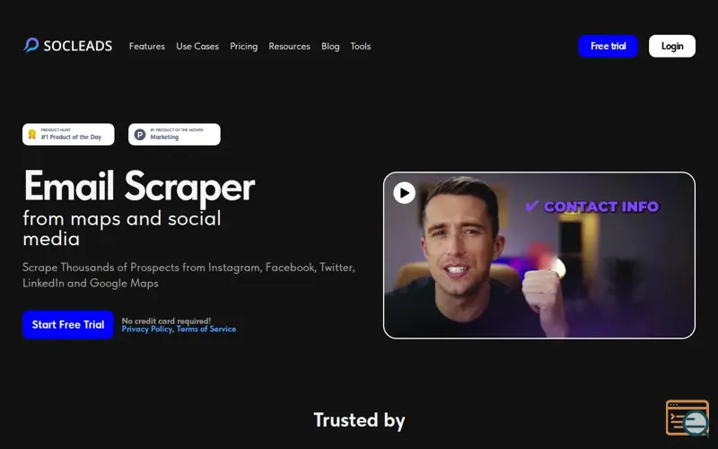 Screenshot of SocLeads 3.0