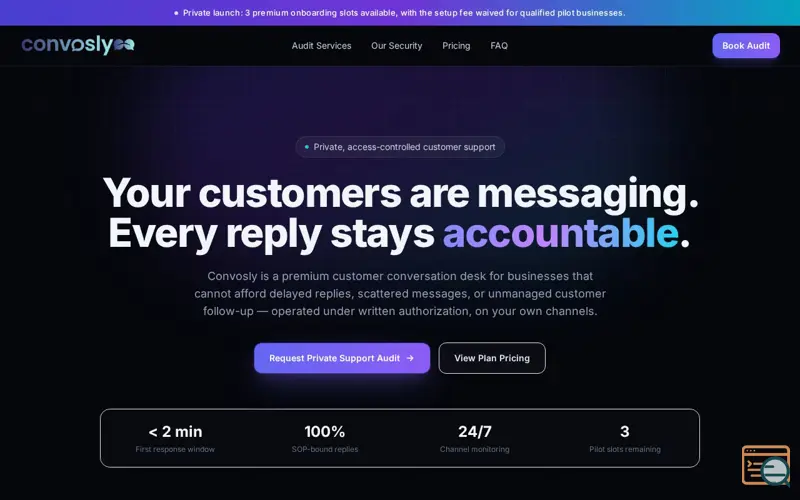 Screenshot of Convosly