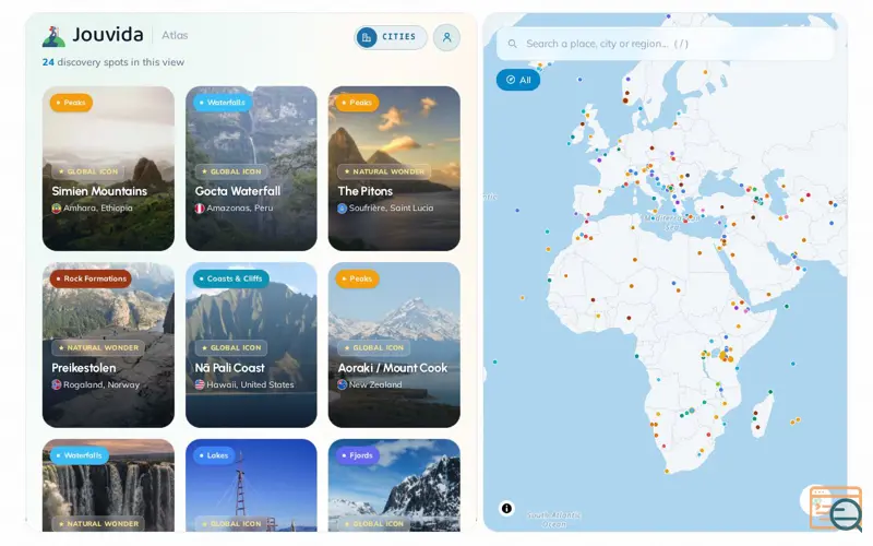 Screenshot of Jouvida