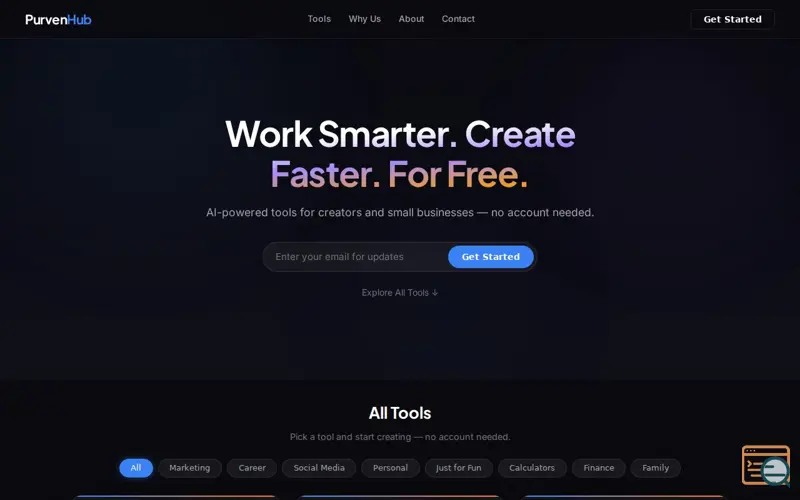 Screenshot of PurvenHub