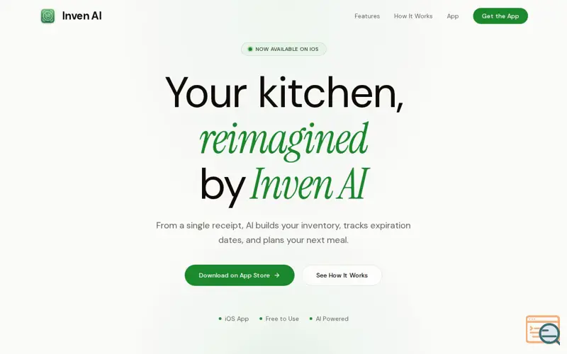 Screenshot of Inven AI