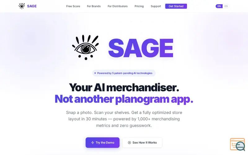 Screenshot of SAGE