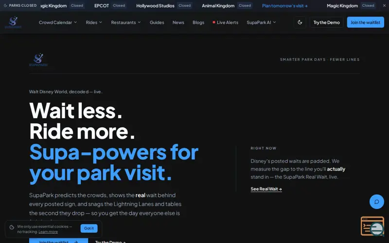 Screenshot of SupaPark