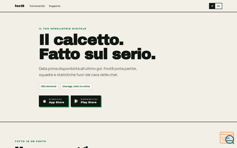 Screenshot of Foot8