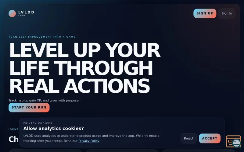 Screenshot of LVLDD