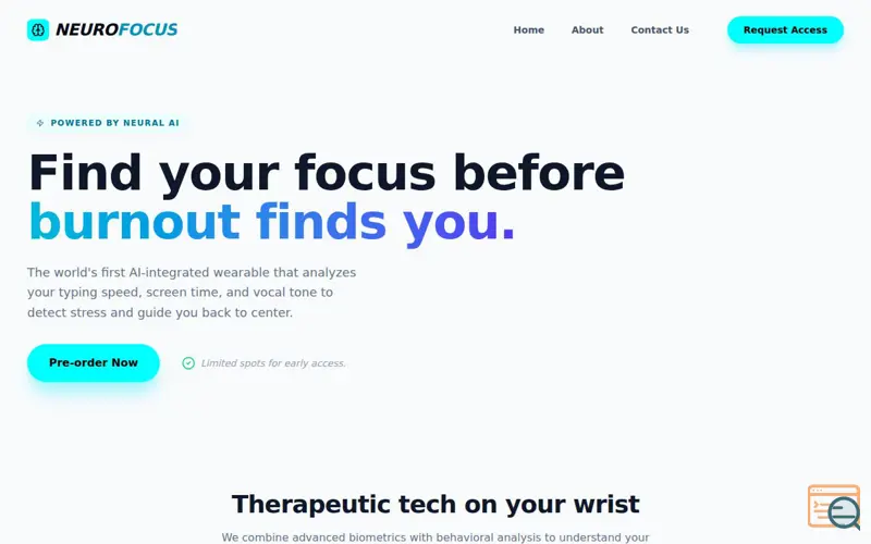 Screenshot of NEURO FOCUS