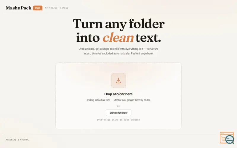 Screenshot of MashuPack