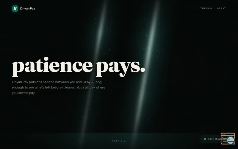 Screenshot of Dhyan Pay