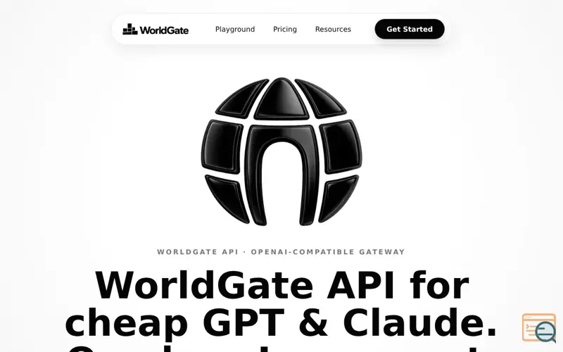 Screenshot of WorldGate API